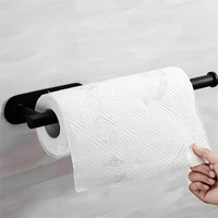 square round non perforated stainless steel kitchen paper towel holder kitchen cabinet paper towel roll holder