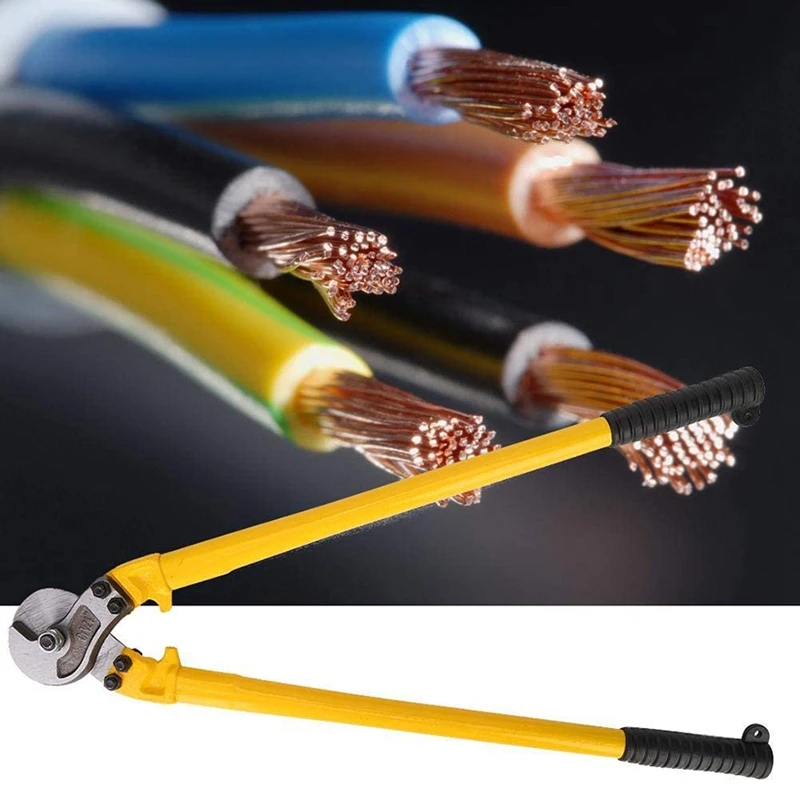 

Heavy Duty Cable Cutters Wire Cutter 24 Inch Practical Sharp Anti-Slip for Industrial and Home Wire Cable Maintenance