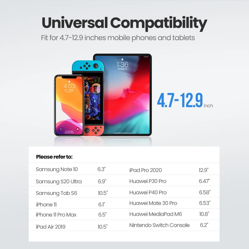 ugreen mobile phone holder car headrest holder for phone tablet backseat mount stand for ipad pro iphone 13 auto headrest holder free global shipping