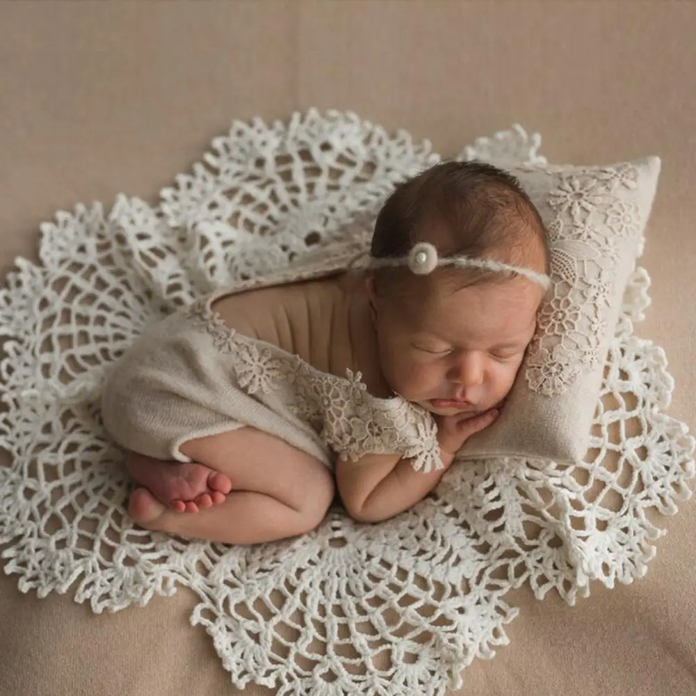 

1 комплект одеяло для фотосъемки новорожденных с подушкой в форме цветка профессиональный детский фон Коврик реквизит для фотосъемки на де...
