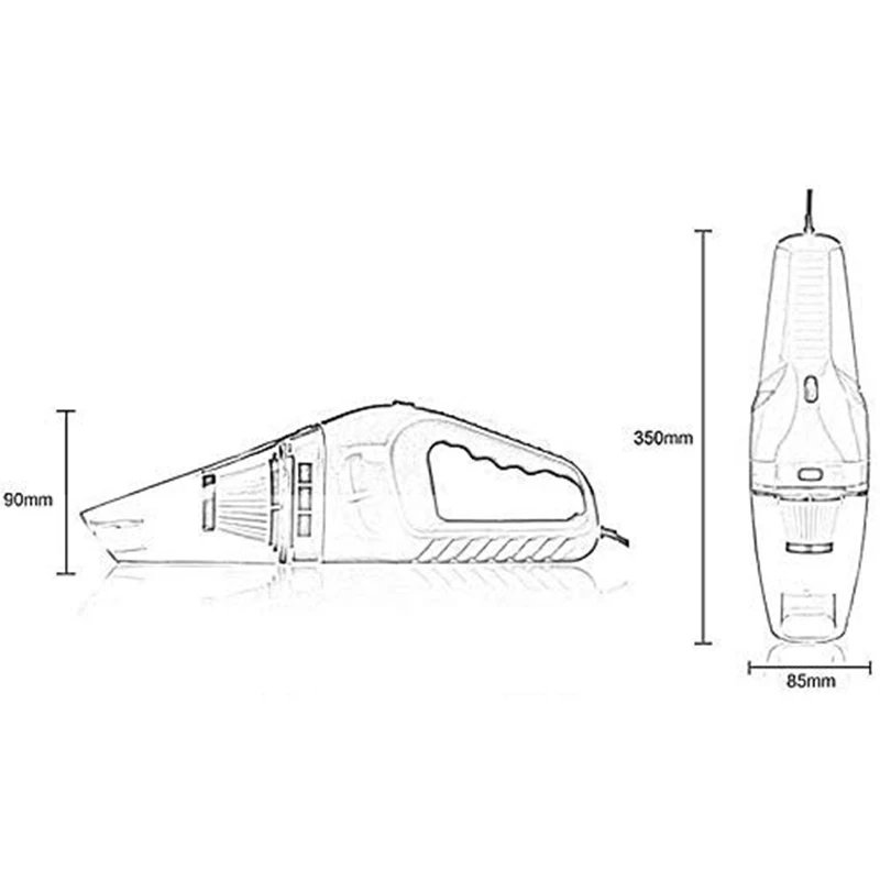 12V ручной Высокая Мощность автомобильный пылесос средство для чистки ковров