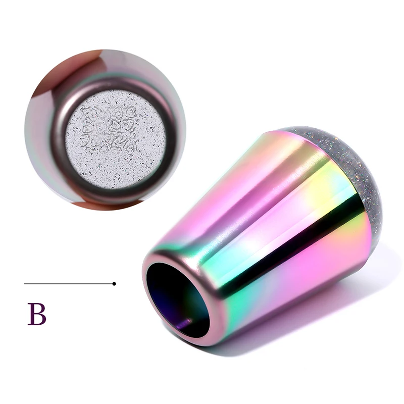 Новые лазерные цветные силиконовые штампы для ногтей набор инструментов печати