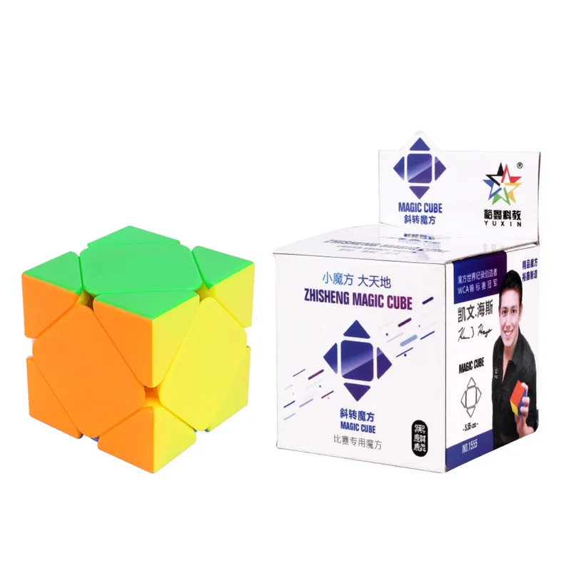 

Yuxin 2x2 skew cube 2x2x2 Stickerless Professional Puzzle Cubes Adult speed Toys Children Fun Birthday Gift 2 Layers Cubo