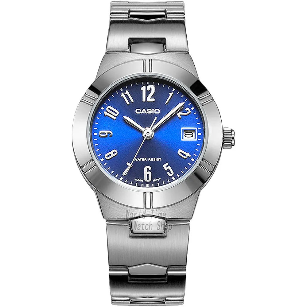 Casio часы женские часы лучший бренд класса люкс 30 м Водонепроницаемый Кварцевые часы женские дамы Подарки Часы Спортивные часы relogio feminino reloj mujer montre homme bayan kol saati zegarek damski LTP-1241 - Цвет: LTP1241D2A2