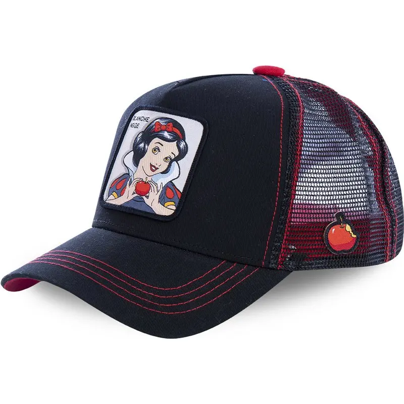 Бренд аниме синий хаки Snapback кепка хлопок бейсбольная кепка для мужчин женщин хип-хоп папа шляпа водителя грузовика сетка шляпа дропшиппинг - Цвет: snow white