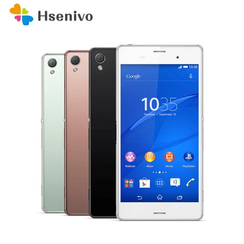sony xperia z3 d6603 refurbished original unlocked 4g 16gb 3gb ram android cell phone 20mp 5 2 quad core wifi gps 2160p smphone free global shipping