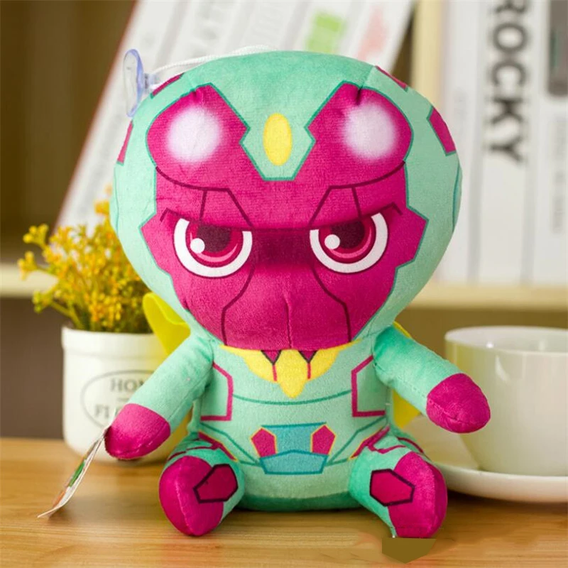 25cm The Avengers 4 Plush Toys Iron Man Deadpool Thanos Spiderman Stuffed Plush Toys Super Hero Doll Soft Toy