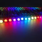 Водонепроницаемая светодиодная гирлянда WS2811 IP68 50 шт.лот, модульная лампа Dream Color, индивидуально Адресуемая, 5 в постоянного тока12 В