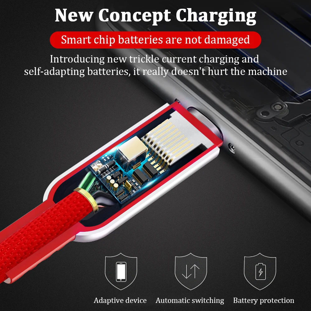 Type C USBC кабель для быстрой зарядки type-C Micro USB C для iOS локтевой кабель для зарядки мобильного телефона высокоскоростной передачи данных