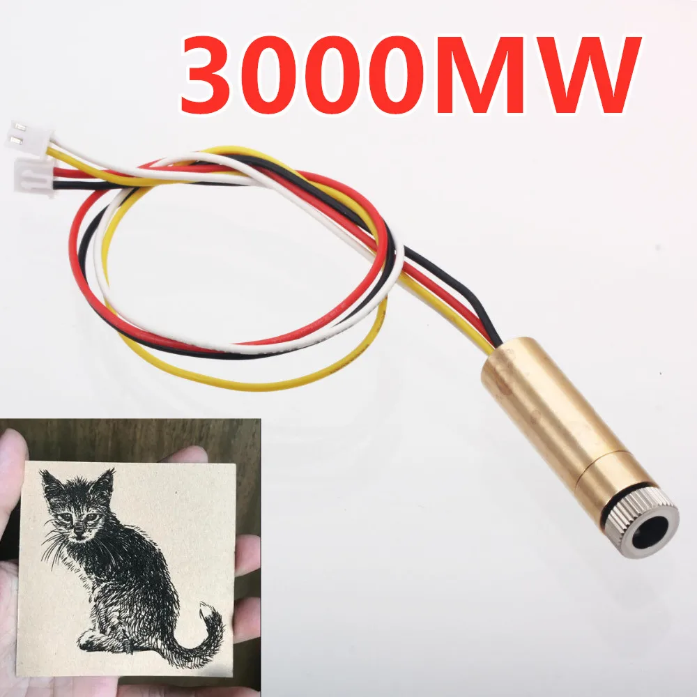 3000 МВт 4pin ttl/pwm управление 445нм лазерная головка сменный комплект для neje dk 8 kz fkz bl