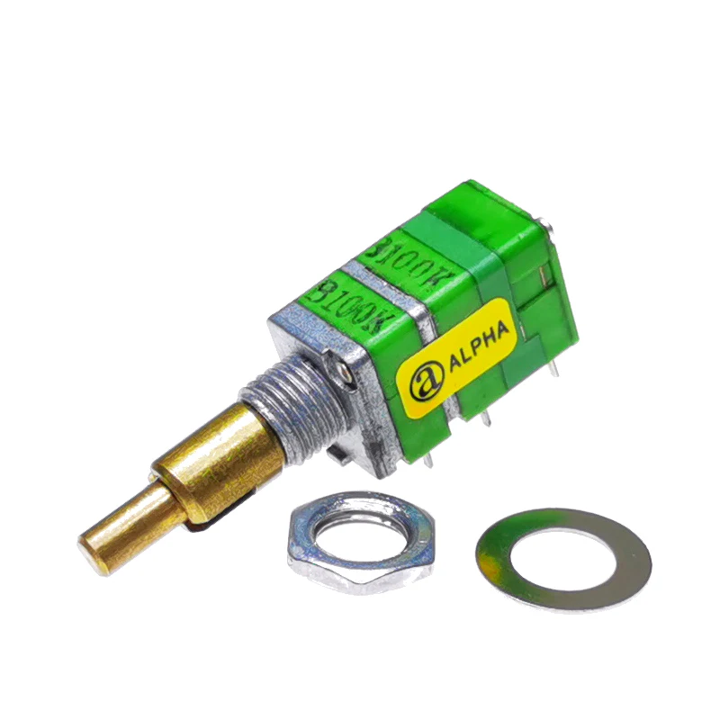 1-5 шт. Новый тайваньский потенциометр альфа-Альфа с высокой точностью двухосевой