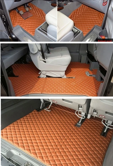 

Custom full set car floor mats for Right Hand Drive Mercedes Benz Vito W639 7 8 9 seats 2013-2004 durable waterproof car carpets