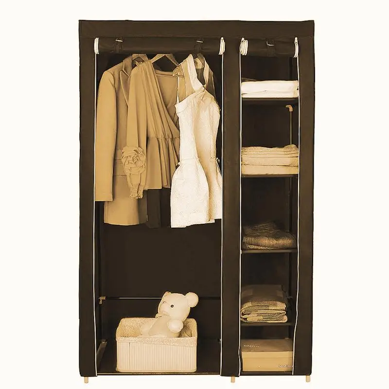 

Шкаф для одежды из нетканого материала, отдельные Стальные Шкафы, полка для одежды, органайзер для хранения, мебель для спальни