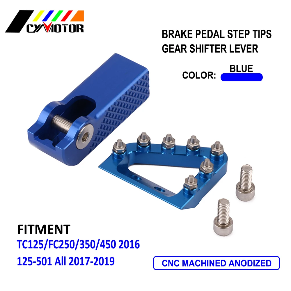 CNC Мотоцикл Cluth Крышка педаль тормоза шаг наконечник для Husqvarna TC FC 125 150 200 250 300 350 400