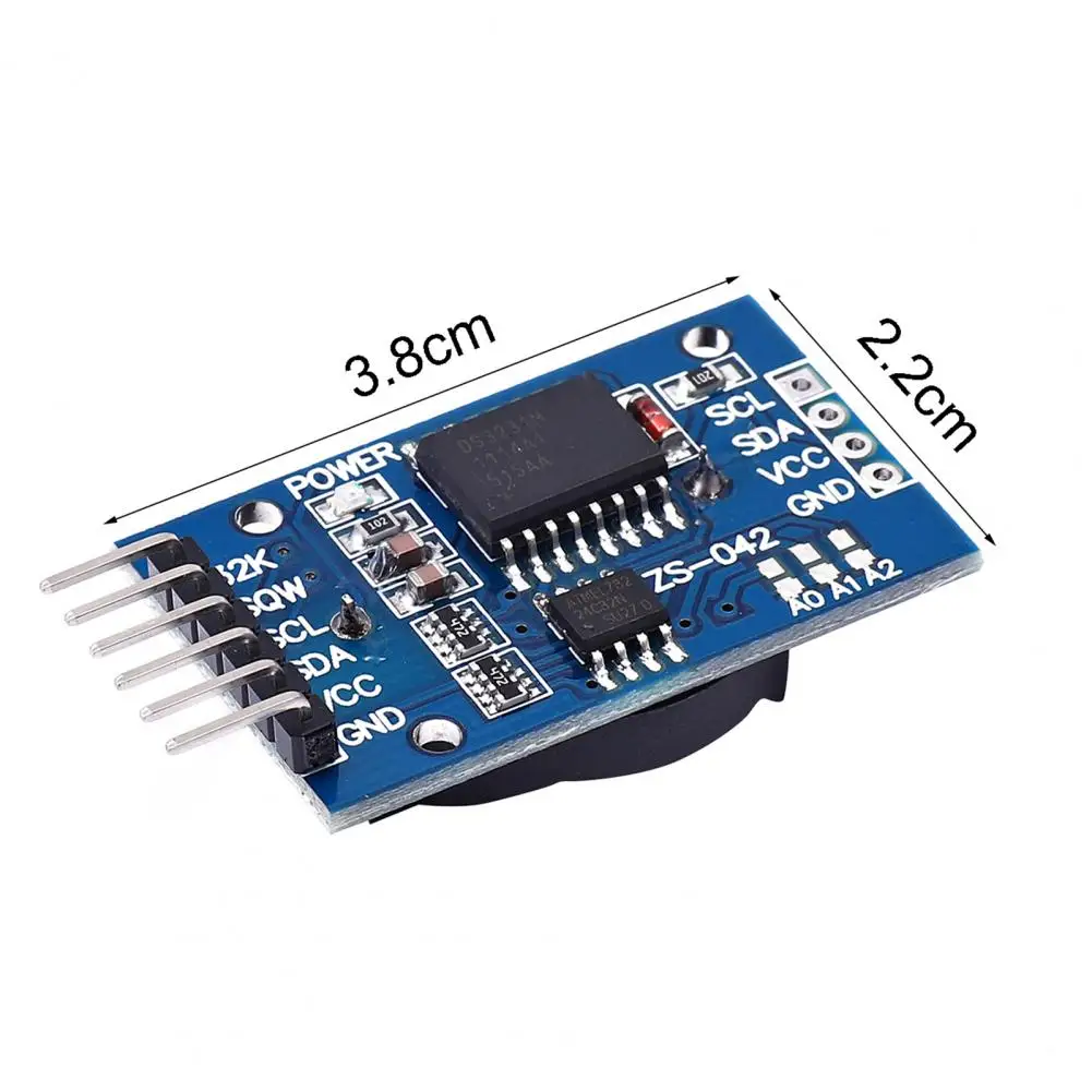 

60% Hot Sales!! Clock Module Programmable High Precision PCB IIC Precision RTC Memory Module for Timing