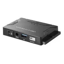 Hard Disk Universal Adapter Converter USB3.0 to SATA / IDE External Three Hard Disk Drives 1 Drive 3 500MB/S EU US e30