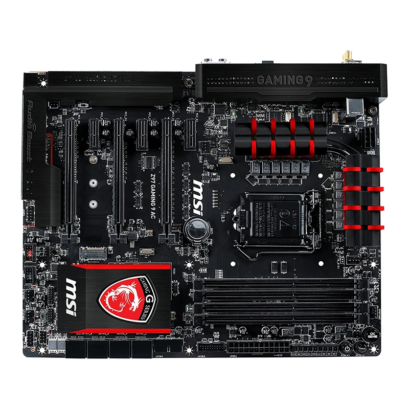Online Z97 GAMING 9 AC Für MSI Original Intel Z97 DDR3 Ram LGA 1150 I3 I5 I7 CPU Verwendet PC Gaming Motherboard 32GB 3 × PCI-E X16 3,0 Slots