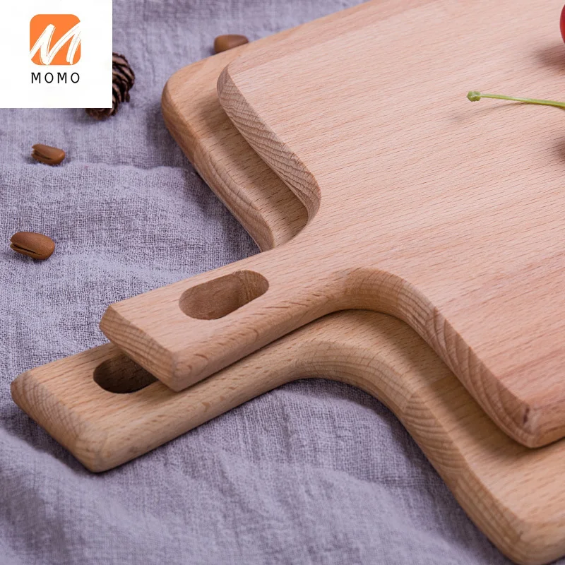 

Beech Tray Solid Wood Rectangular Plate Fruit Plate Dessert Tea Tray Wooden Bread Plate