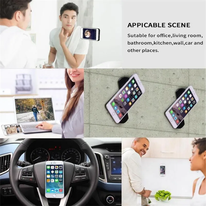 phone car holder universal magic nano rubber fixate gel pad tablet mobile phone wall desk stickers paste bracket for iphone 13 free global shipping