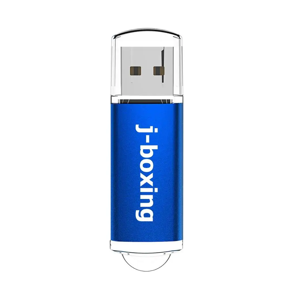 Синий J-бокс, мультиколор, USB флеш-накопитель, 64 ГБ, 32 ГБ, 16 ГБ, 8 ГБ, 4 Гб, флешка, USB 2,0, карта памяти, Jump Drive, флешка для компьютера Mac - Цвет: Синий