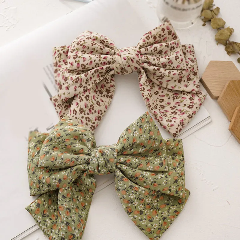 

Big Bow Hair Ties Charm Fashion Hair Clips Two Layer Butterfly Hairpin Girl Bowknot Hairpin Elegant and Versatile Hair Grip