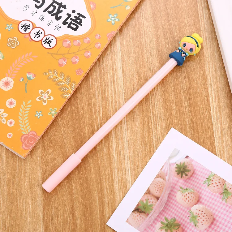 40 pc/lot Creative Mermaid Duck girl Gel ink pen/creative cartoon student office water pen / signature pen/children gift | Канцтовары