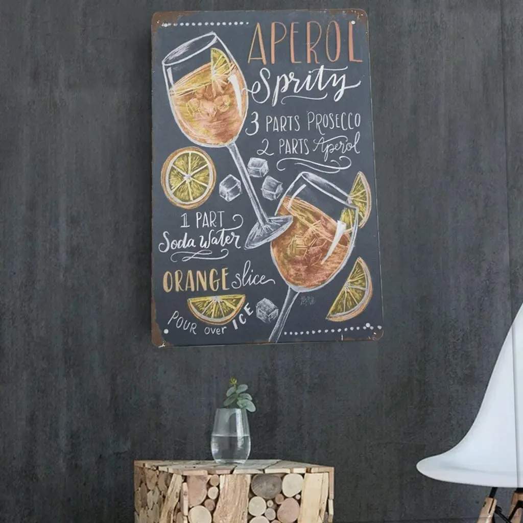 

AIQIBAO Metal Vintage Tin Sign Decor-Home Coffe Garage Bar Pub Kitchen 12X 8