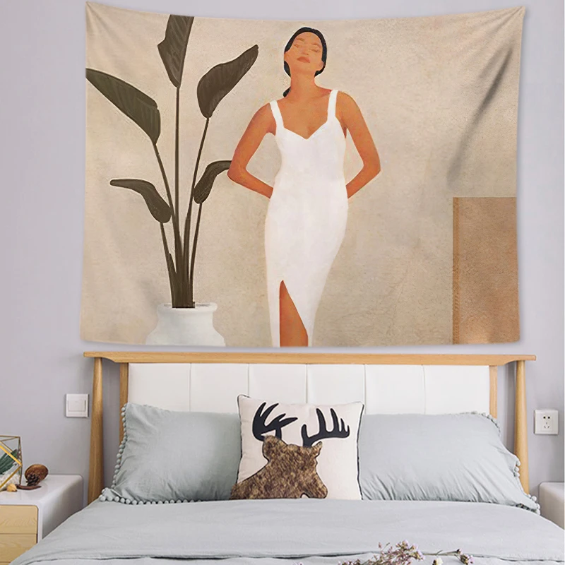 Радужный гобелен настенный в скандинавском стиле для гостиной домашний декор