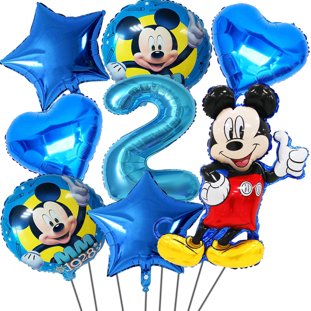 Набор воздушных шаров из фольги Минни 8 шт. |