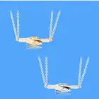 2 шт., магнитное притяжение, двойные Подвески ожерелье с дизайном рука для женщин, ювелирные изделия, цепочка из нержавеющей стали, свадебное ожерелье для пары, подарок BFF