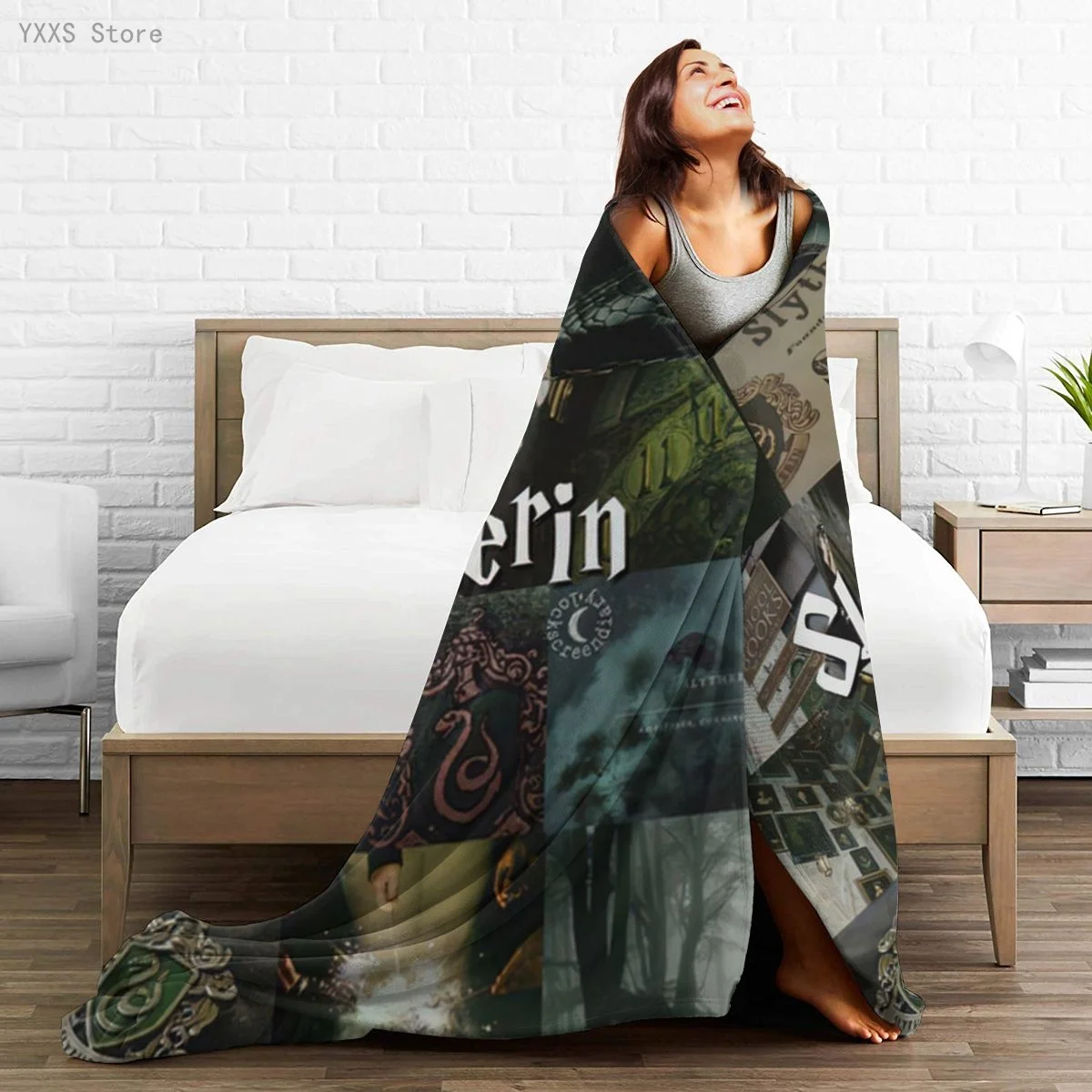 

Harry-potters 3D Cartoon Sherpa Blanket Warm Super Soft Flannel Office Nap Bedspread Sofa Bedding Plush Quilt Plaids 291776207