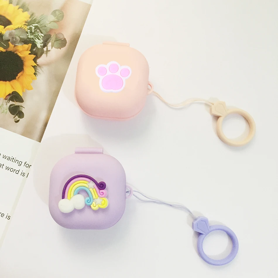 

Cute Cartoon Soft Case for Samsung Galaxy Buds 2/ Buds Live / Galaxy Buds PRO Earphones Case Non-slip Ring Protector Cover