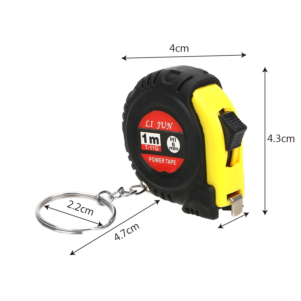 

1m Tape Measure Pull Ruler Mini Retractable Ruler Gauging Tools Measuring Tape Sewing Cloth Metric Tailor Tool