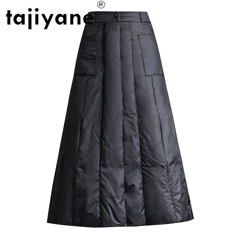 Fashion Women Skirts 2021 90% White Duck Down Skirts Woman A-line Black Skirt High Quality Clothes Jupe Femme TN1463