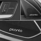 10 шт. Автомобильная звуковая декоративная 3D алюминиевая эмблема наклейка для KIA Picanto 2017 2018 2019 автомобильные аксессуары