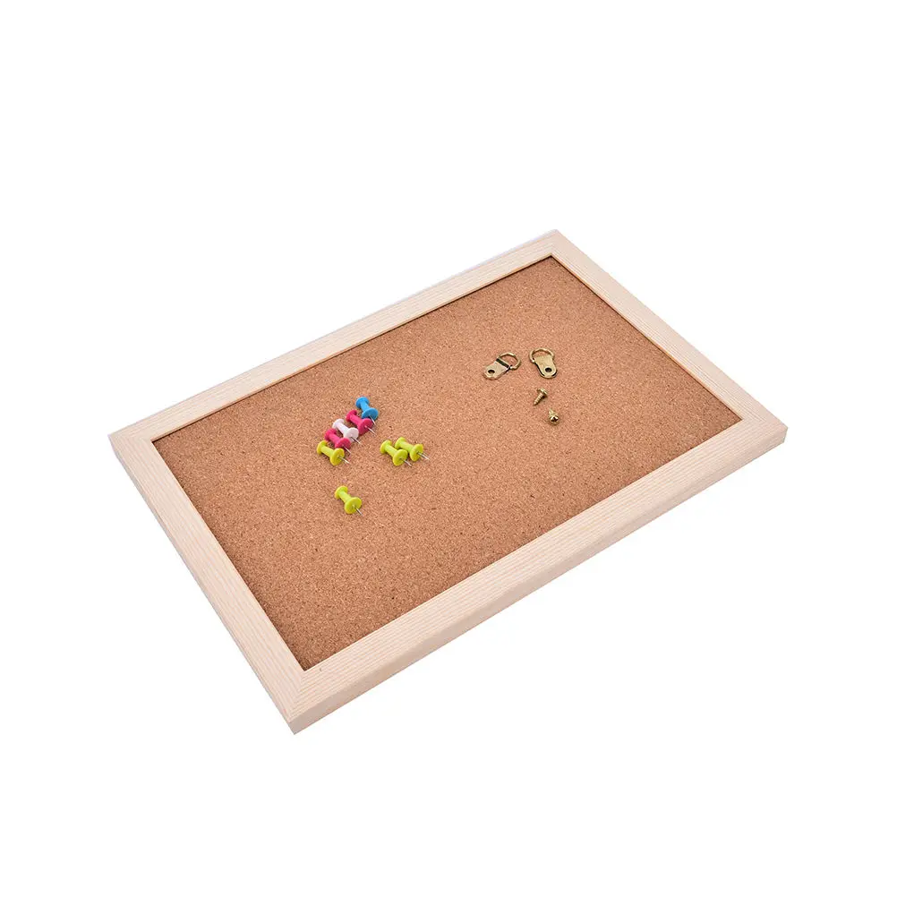 

Natural Wood Frame Cork Board Office Supplier Home Decorative New