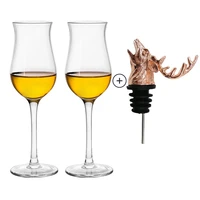 2pcs 100 200ml exquisite goblet whisky champagne brandy tulip tasting cup professional grade fragment smelling drinkware