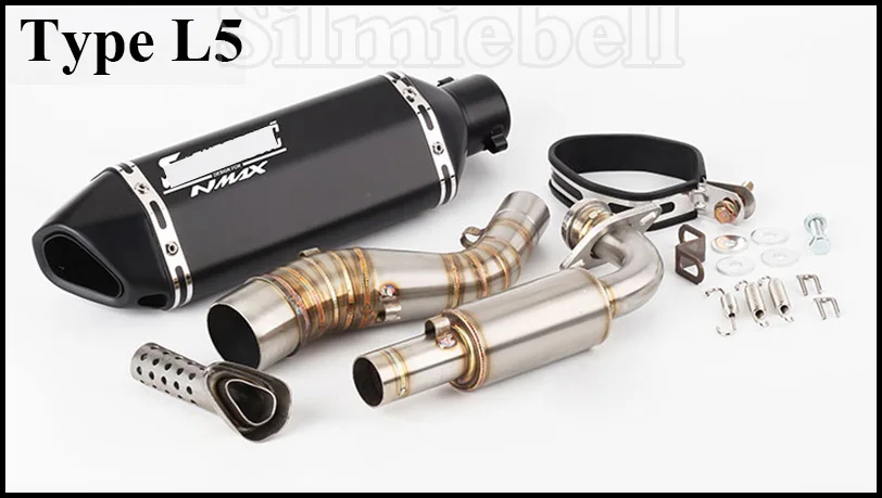 Лазерный Akra NMAX Escape Moto выхлопных газов для Yamaha 155 125 NMAX155 NMAX125 скольжения на мотоцикл