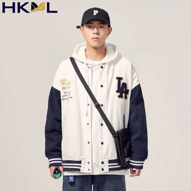 

Women's Baseball Jacket Men's Coat Unisex Couple Varsity Bomber Style 2021 Spring&Autumn Embroidery