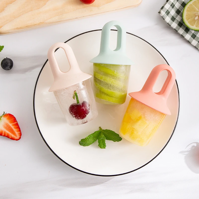 

3D Silicone Mini Popsicle Mold Ice Hockey Lollipop Maker Popsicle Mousse Dessert Diy Food Fruit Shake Ice Cream Mold Wholesaler