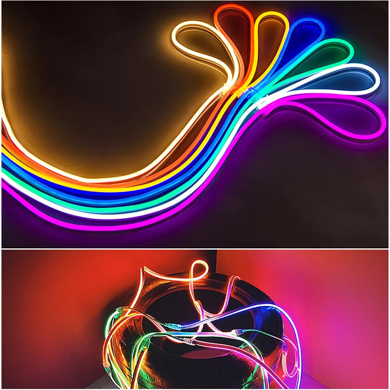 Светодиодная неоновая светильник та 12 В Водонепроницаемая 2835 лента 120Led/m IP67