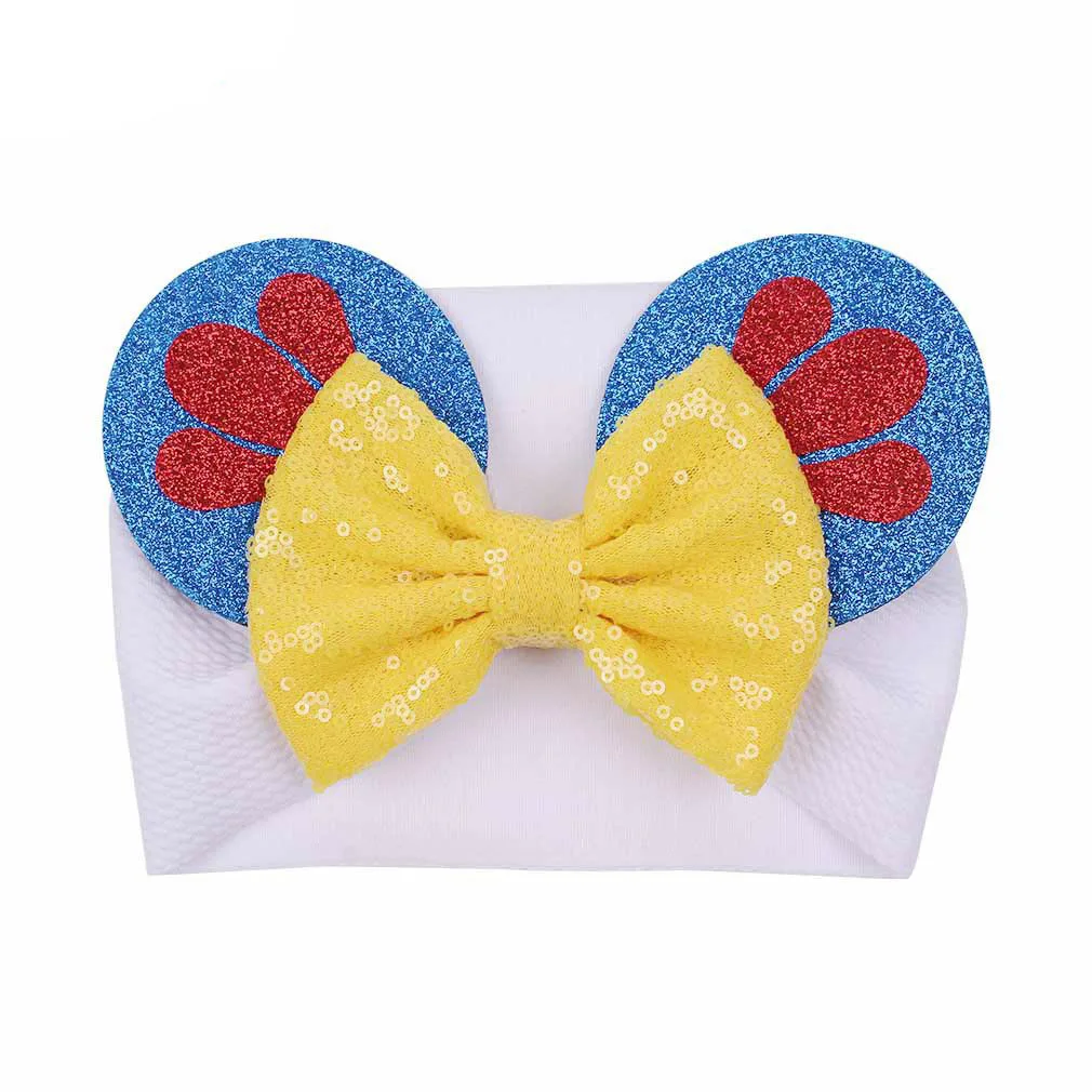 Disney Kawaii Микки Мышь Плюшевые Уши повязка на голову для малышей детей девочек