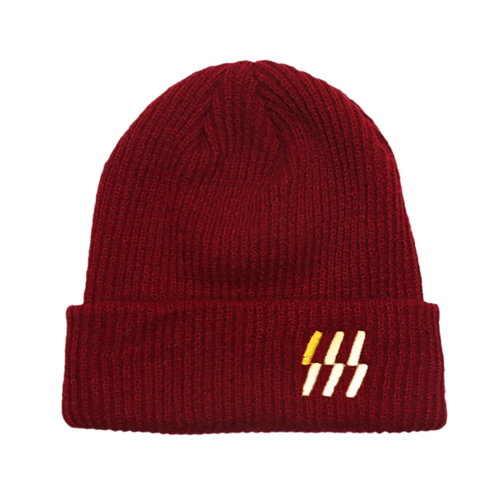 Модная осенне-зимняя детская вязаная шапка хлопковая шерстяная для маленьких