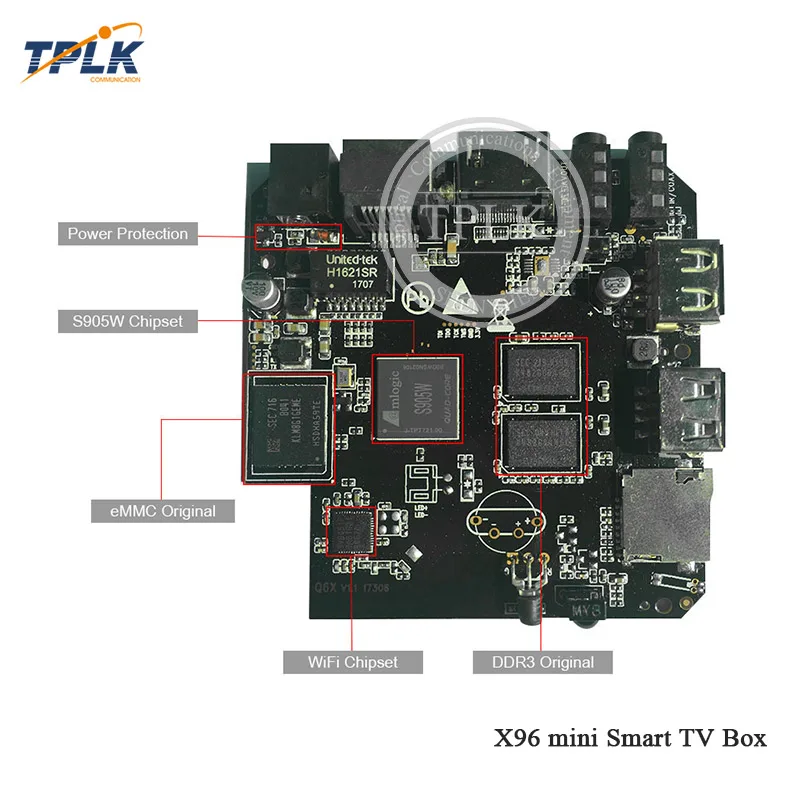 Горячая X96 Мини ТВ приставка на базе Android Box MINI X96 Android 7,1 Smart tv Box 2 ГБ 16 ГБ и 1 ГБ 8 ГБ S905W четырехъядерный 2,4 ГГц WiFi телеприставка