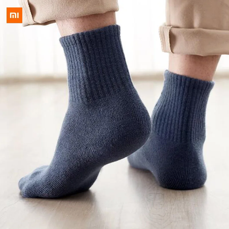 Xiaomi 365 теплые носки из смешанной шерсти для мгновенного хранения тепла мягкие и