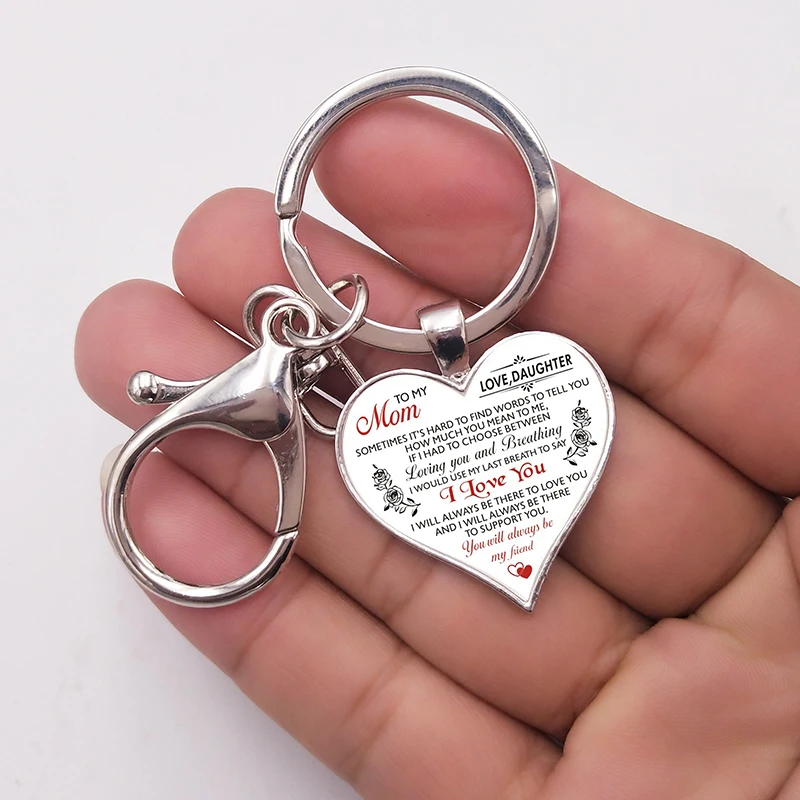 Для того чтобы моя мать и дочь мама брелок в виде сердца любовь украшенная