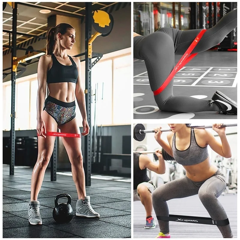 Резиновая лента для йоги Эспандер кроссфита упражнений мужчин и женщин 4 /5