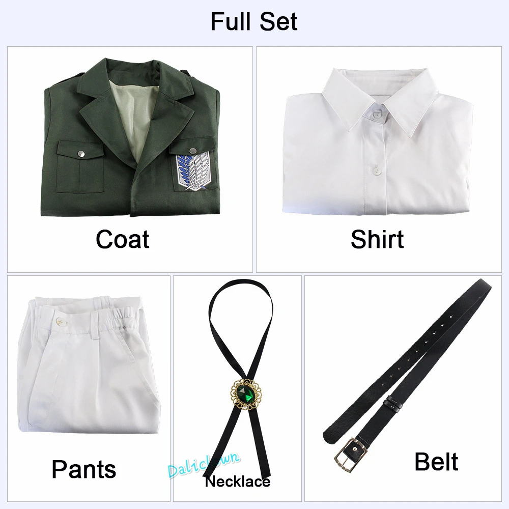 Тренчкот для косплея из атаки на Титанов | Тематическая одежда и униформа