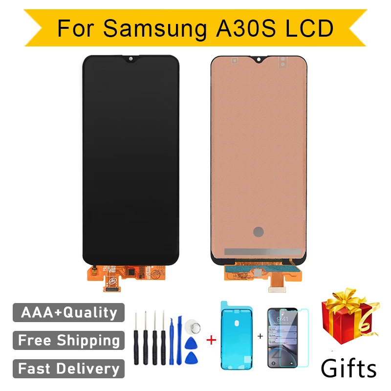 ЖК-дисплей Incell AAA +++ для Samsung A30S A307 A307F A307G экран с дигитайзером в сборе сенсорный