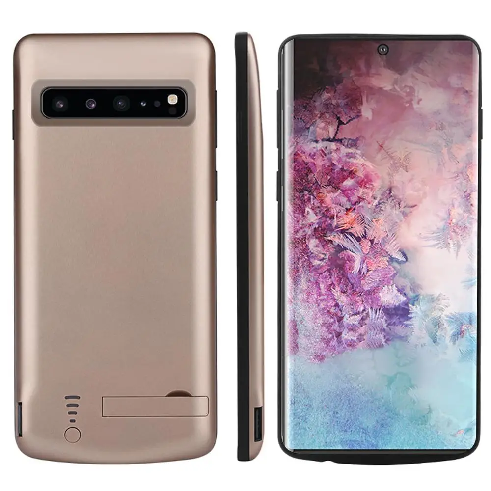 

2020 для Samsung Galaxy S10 5G Примечание 10 плюс 5000 мАч аккумулятор для задней панели Чехол перезаряжаемая расширенная батарея Чехол